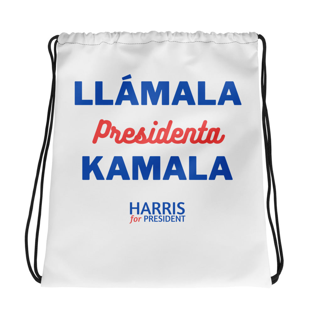 Llámala Presidenta Kamala Drawstring Bag - Minimalist & Sporty Backpack