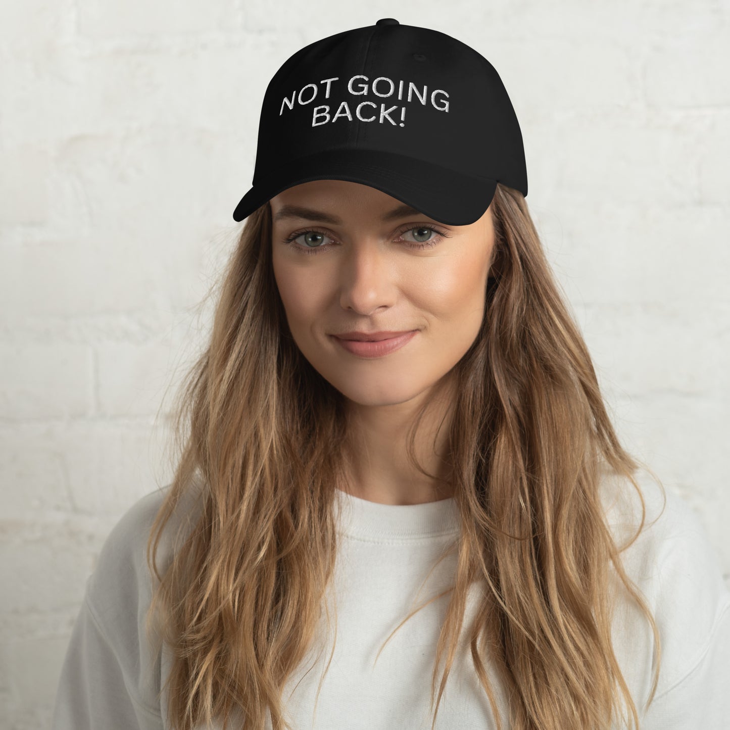 Not Going Back! - Unisex Dad Hat (Adjustable Strap - One Size)