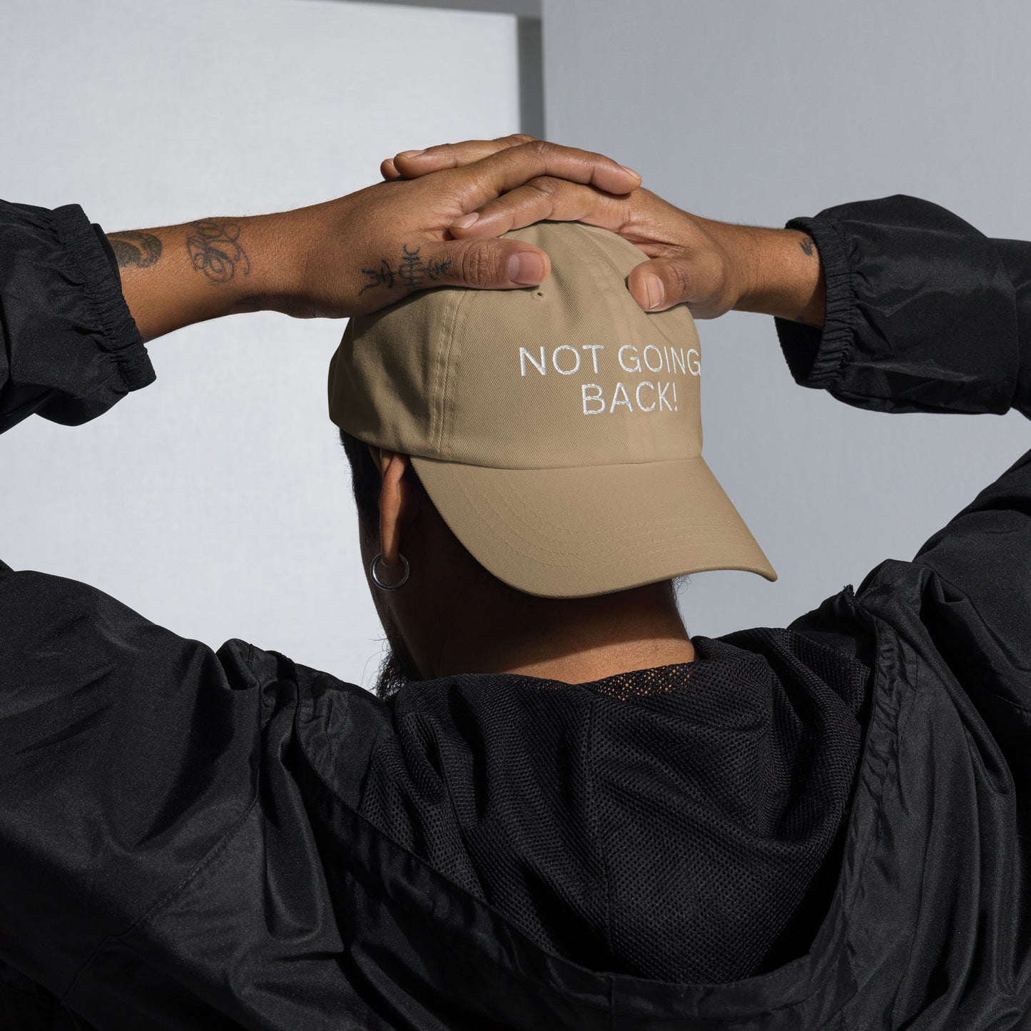 Not Going Back! - Unisex Dad Hat (Adjustable Strap - One Size)