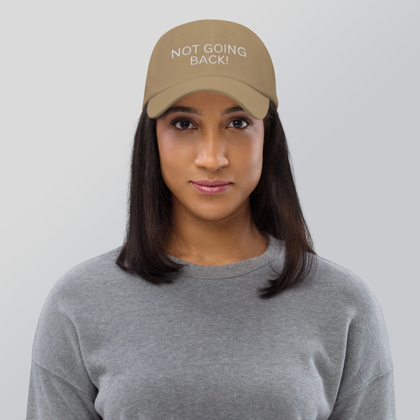 Not Going Back! - Unisex Dad Hat (Adjustable Strap - One Size)