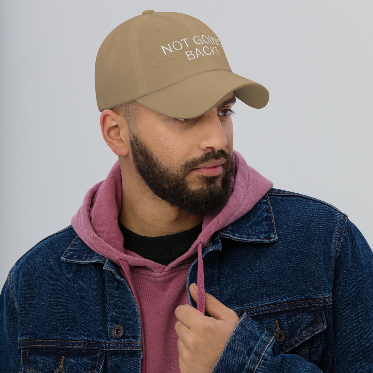 Not Going Back! - Unisex Dad Hat (Adjustable Strap - One Size)