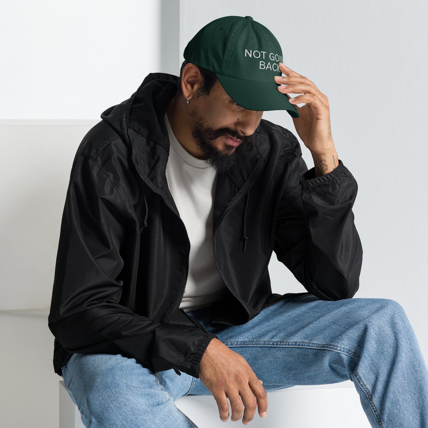 Not Going Back! - Unisex Dad Hat (Adjustable Strap - One Size)