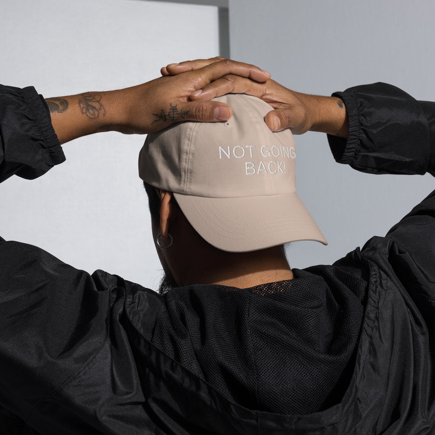 Not Going Back! - Unisex Dad Hat (Adjustable Strap - One Size)