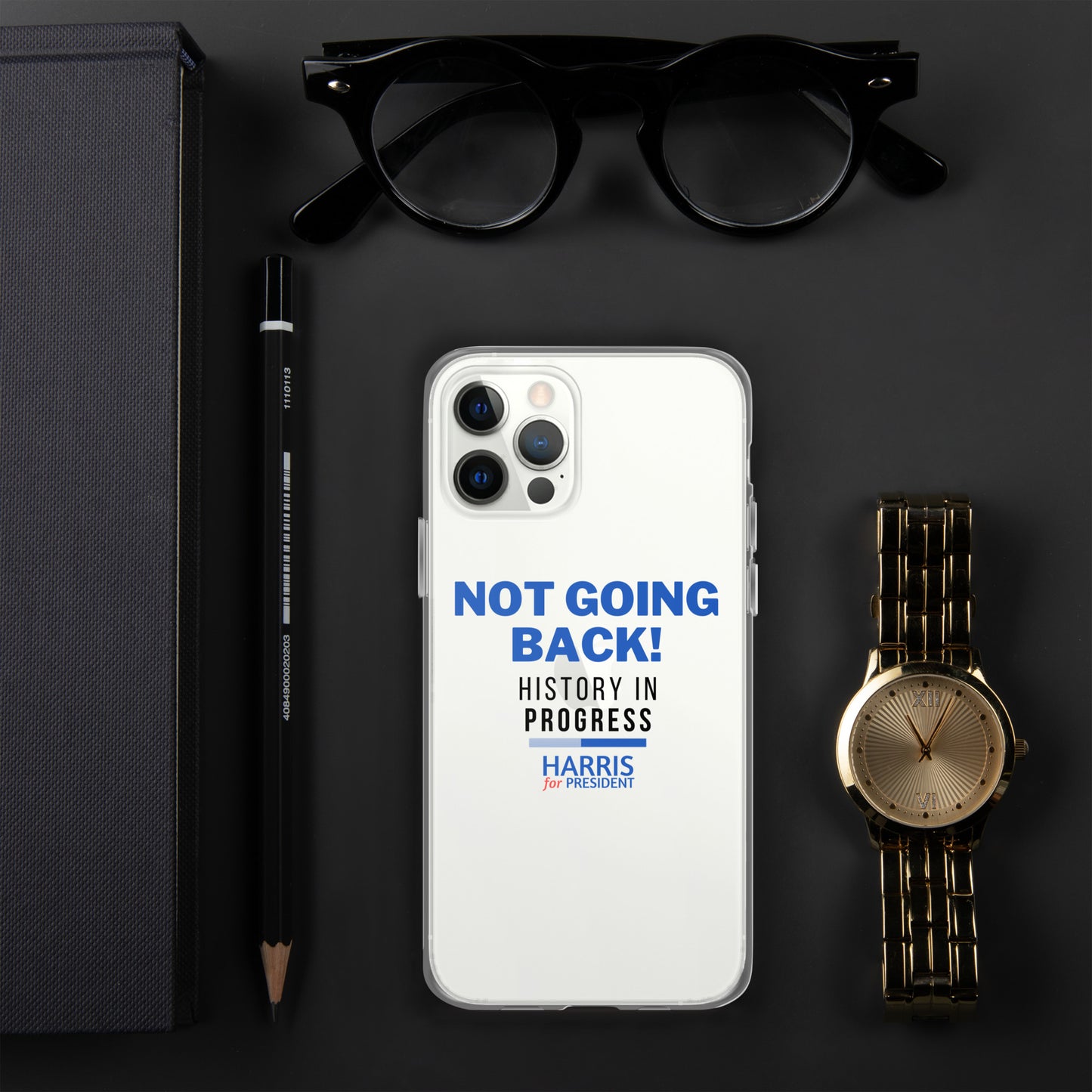 Not Going Back! | History in Progress | Harris for President - Clear Case for iPhone®