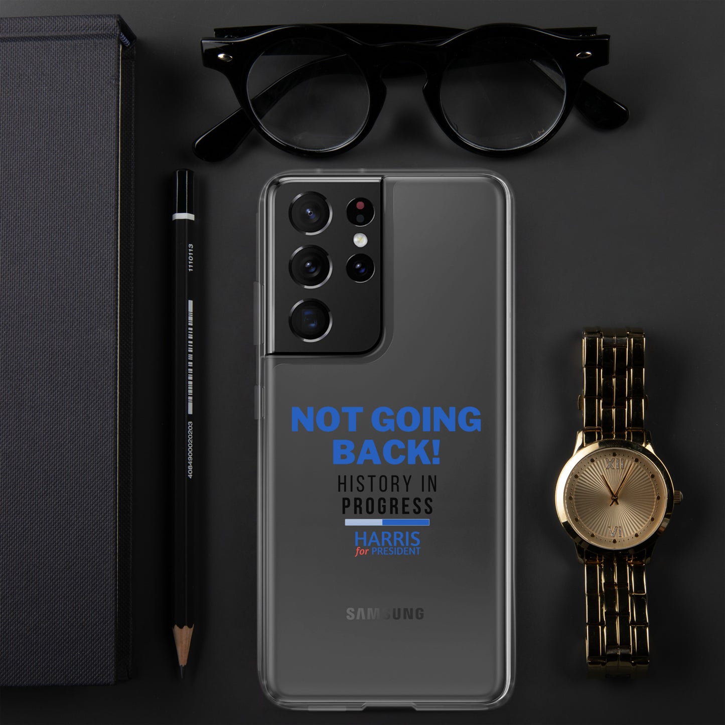 Not Going Back! | History in Progress | Harris for President - Clear Case for Samsung®