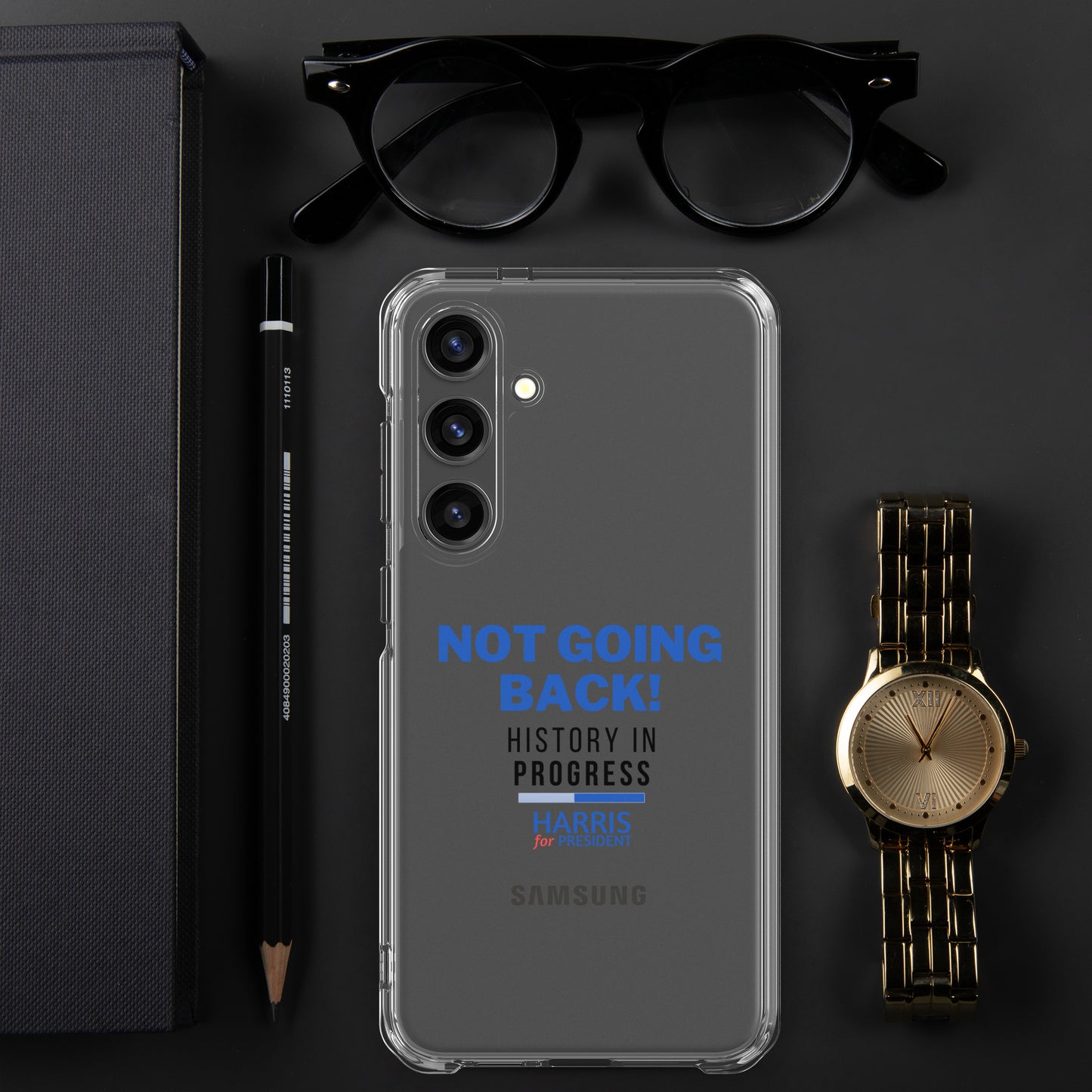 Not Going Back! | History in Progress | Harris for President - Clear Case for Samsung®