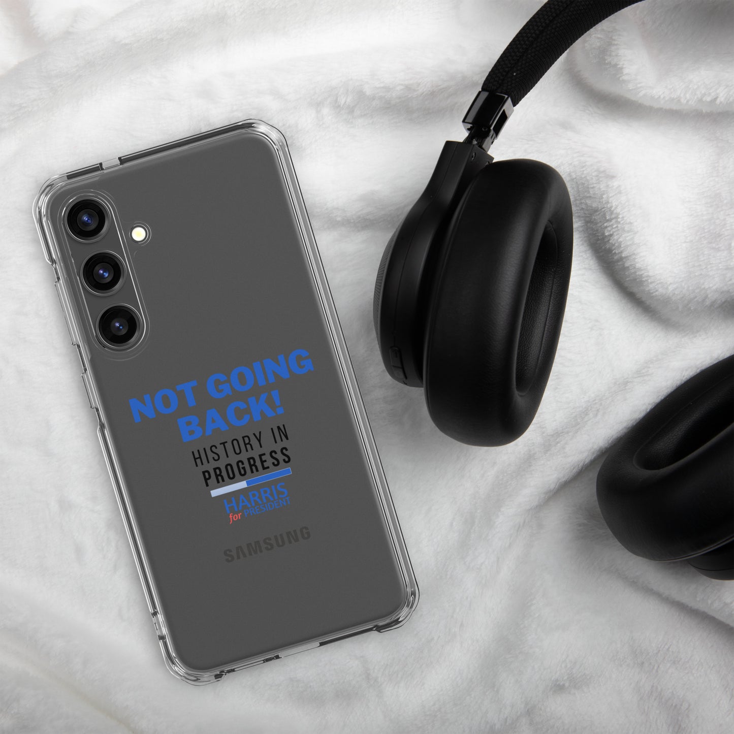 Not Going Back! | History in Progress | Harris for President - Clear Case for Samsung®