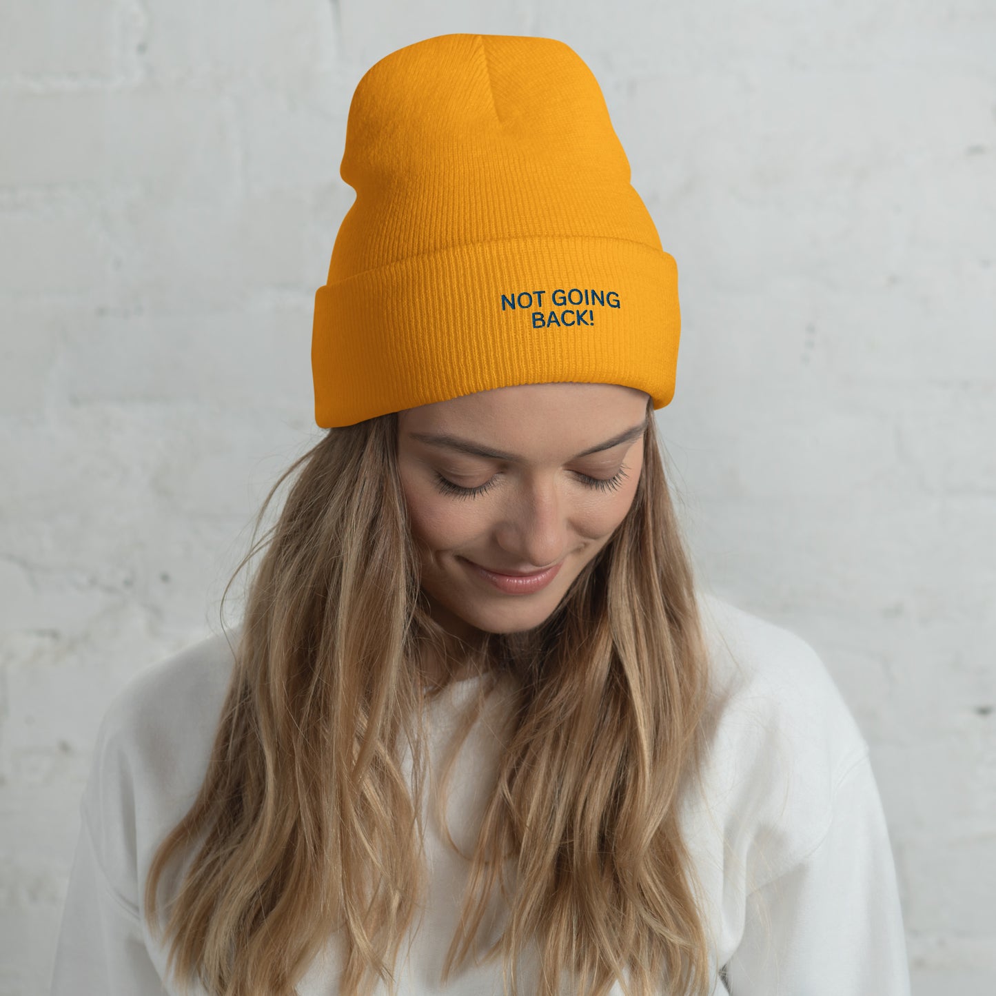 Not Going Back! Harris for President Unisex Cuffed Beanie - Cuffed Beanie