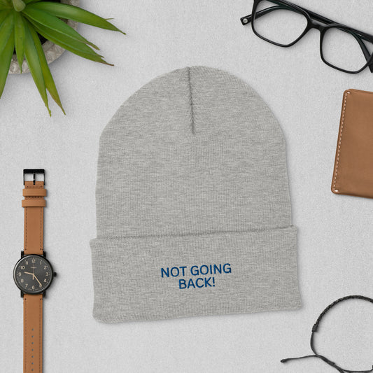 Not Going Back! Harris for President Unisex Cuffed Beanie - Cuffed Beanie