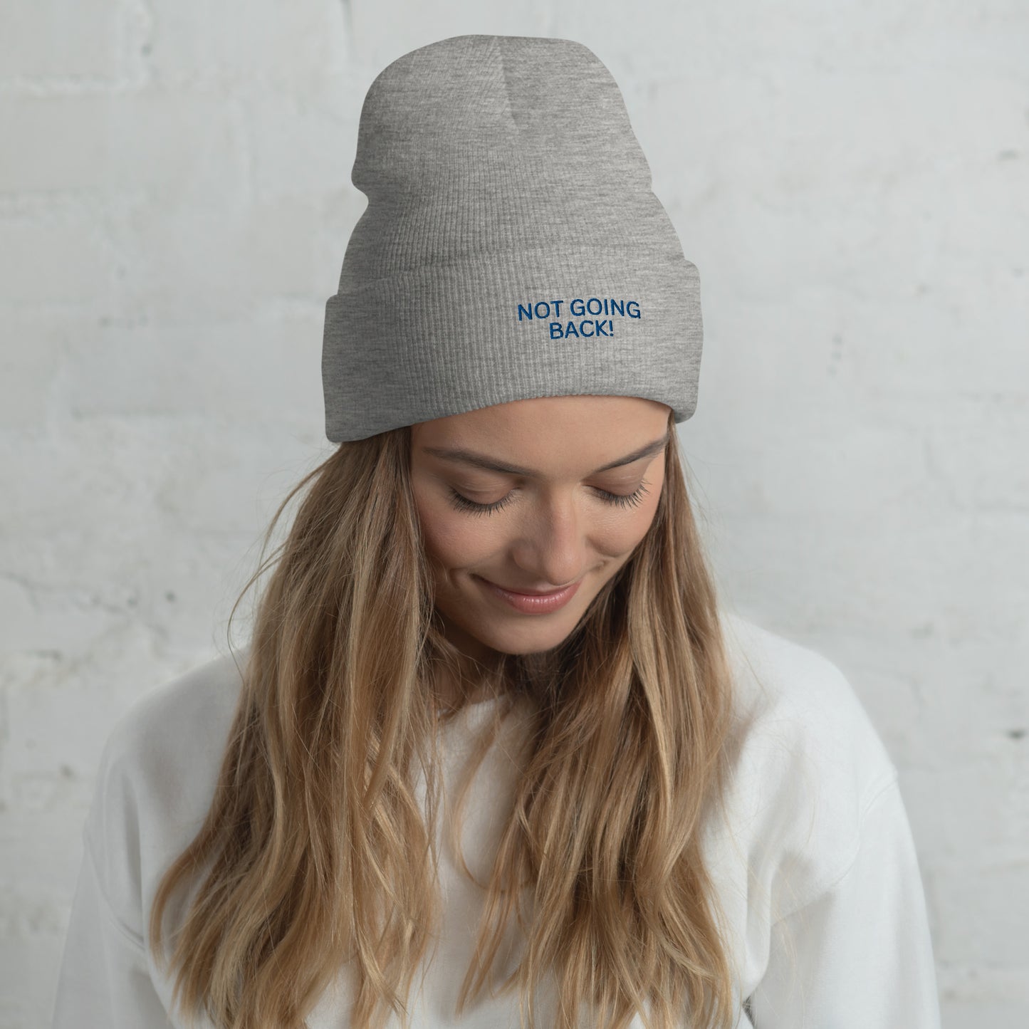 Not Going Back! Harris for President Unisex Cuffed Beanie - Cuffed Beanie