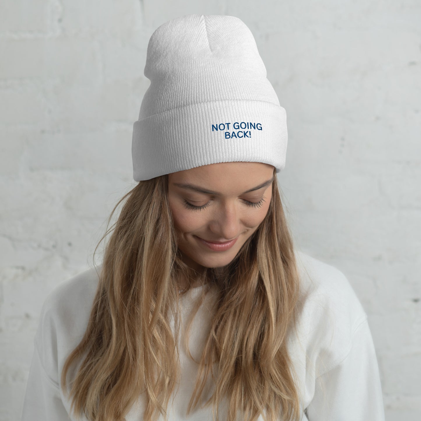 Not Going Back! Harris for President Unisex Cuffed Beanie - Cuffed Beanie