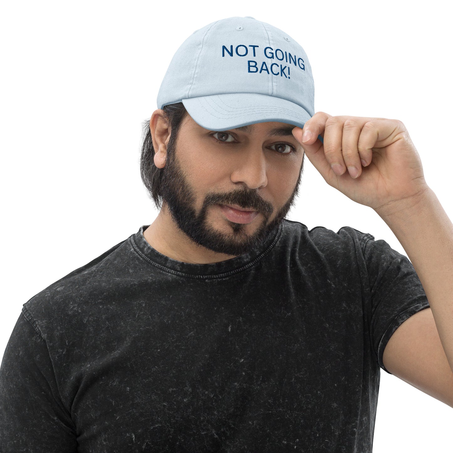 Not Going Back - Unisex Pastel Baseball Hat