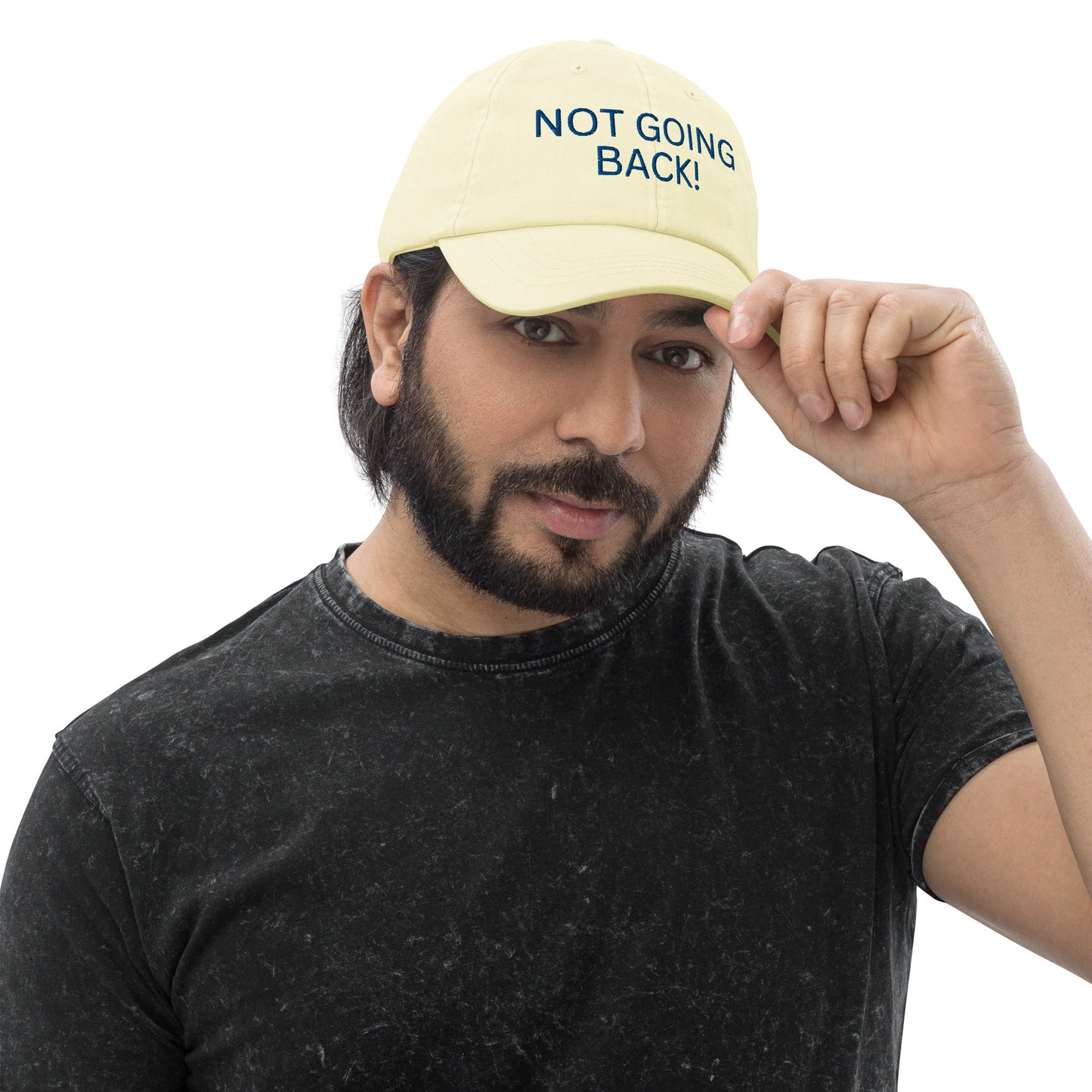 Not Going Back - Unisex Pastel Baseball Hat