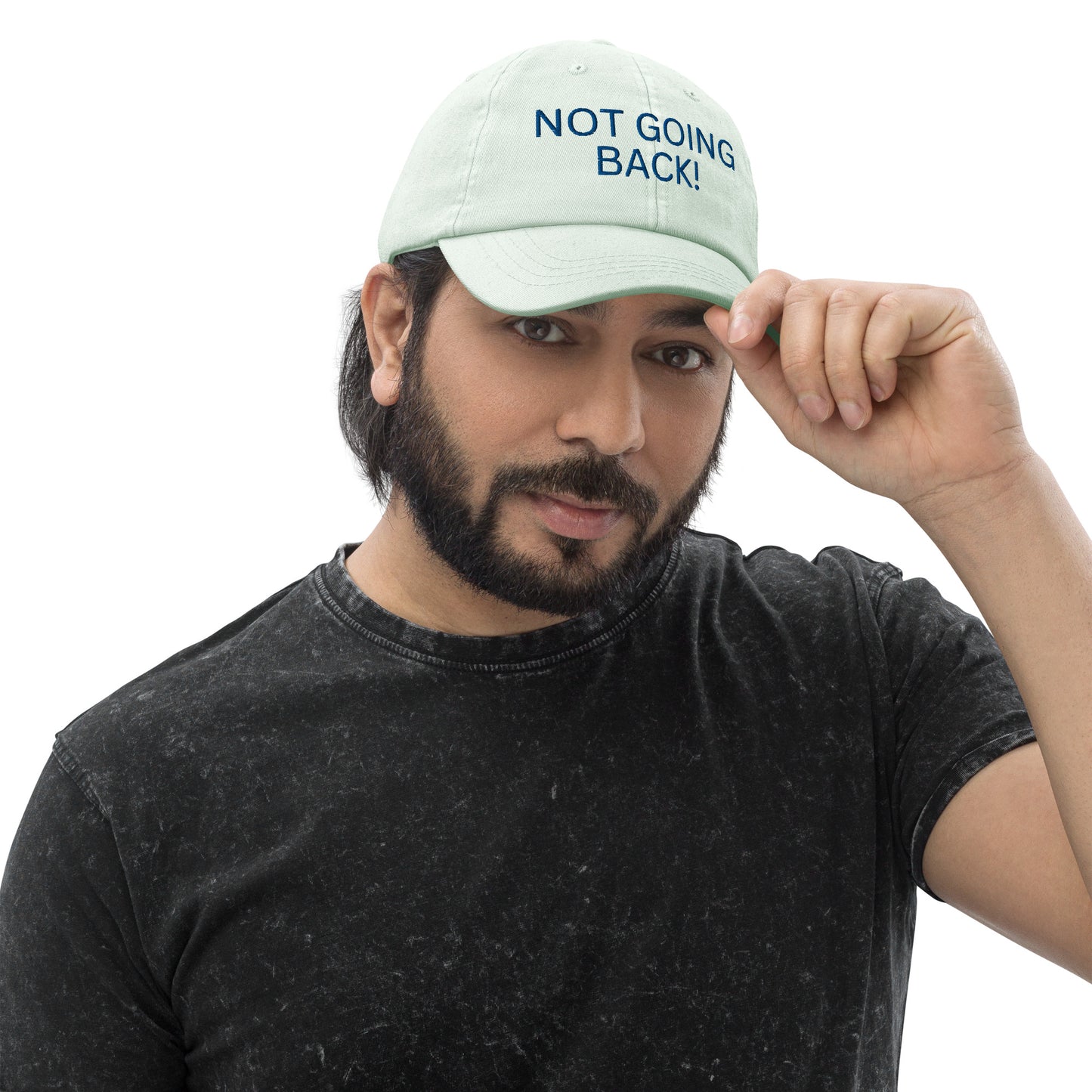 Not Going Back - Unisex Pastel Baseball Hat