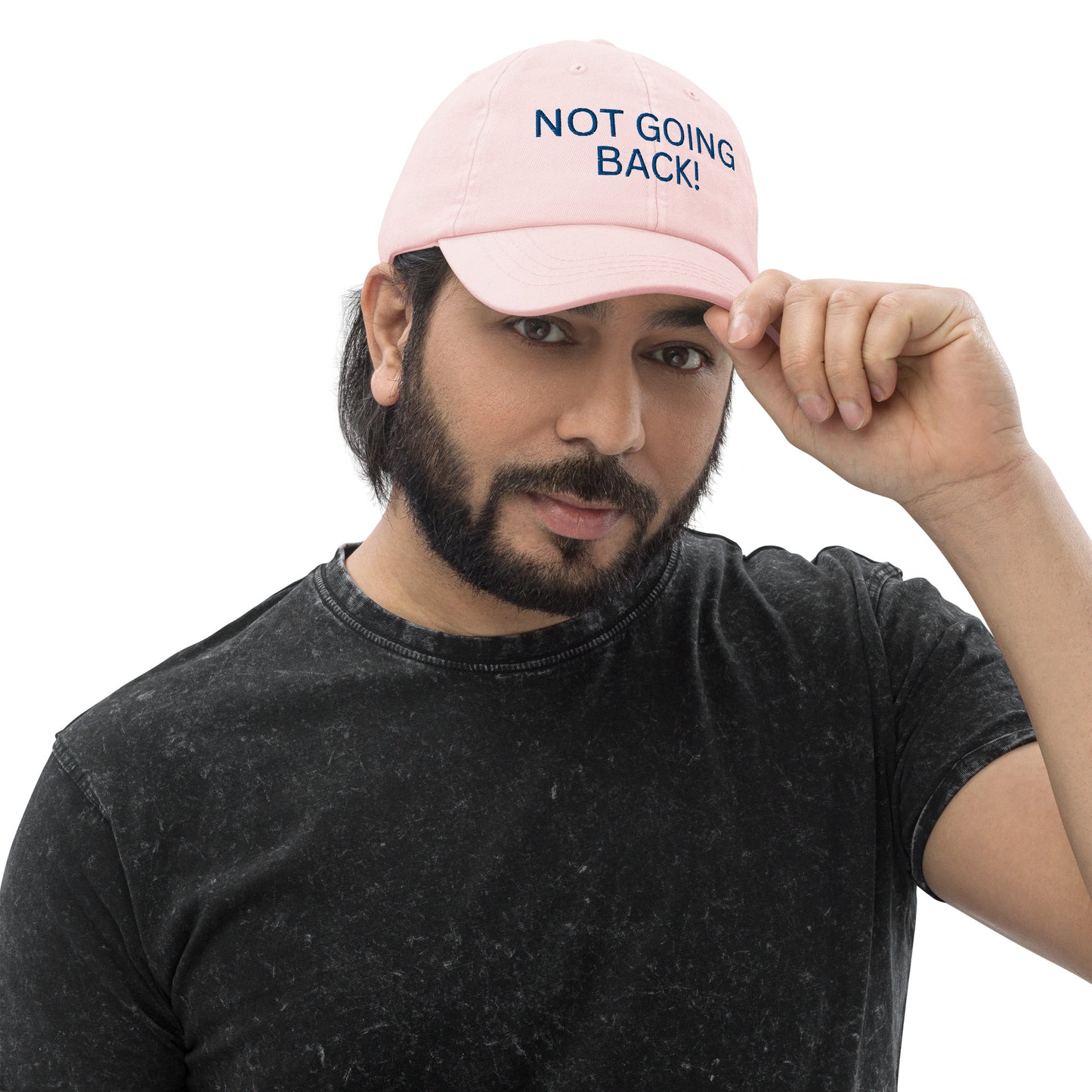 Not Going Back - Unisex Pastel Baseball Hat