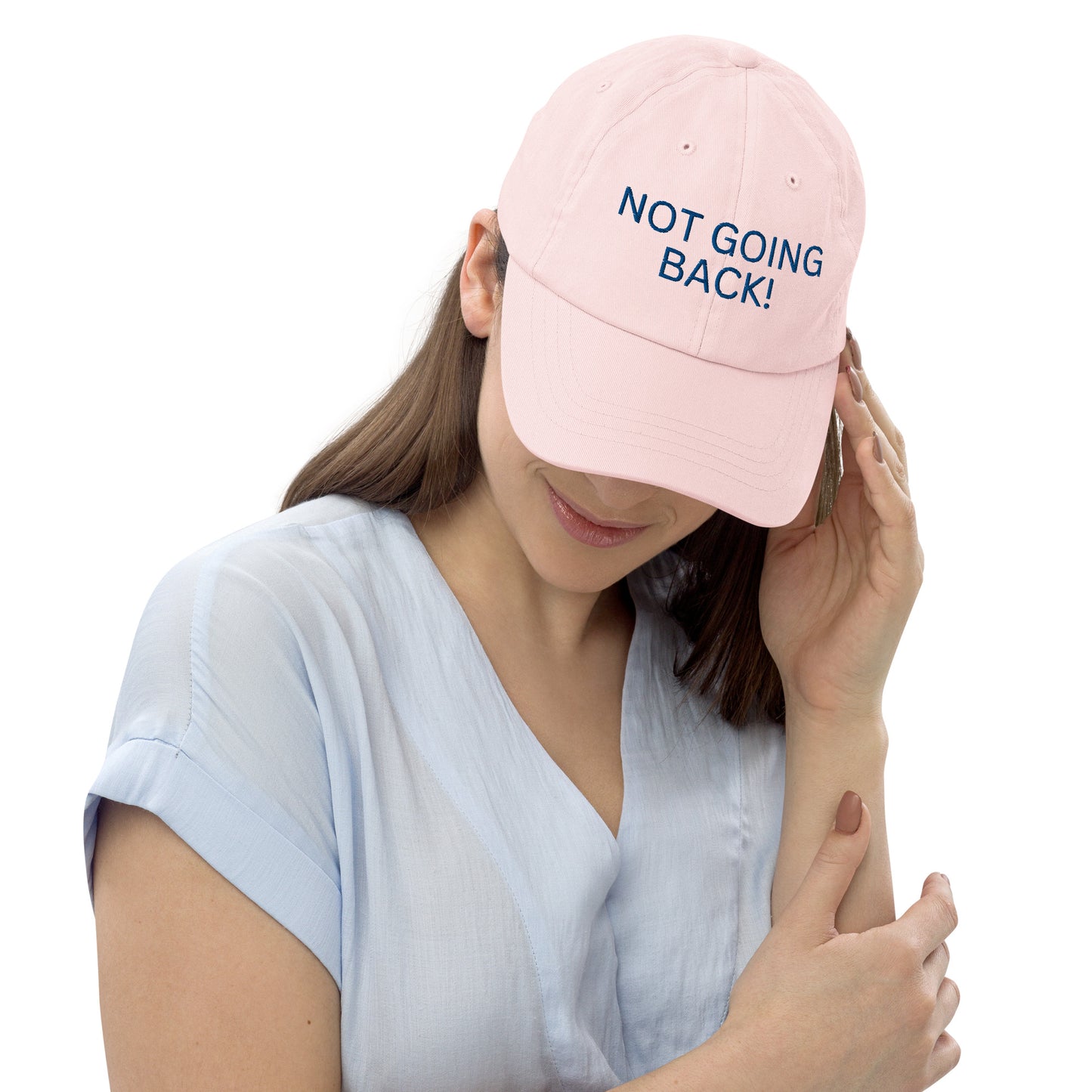 Not Going Back - Unisex Pastel Baseball Hat