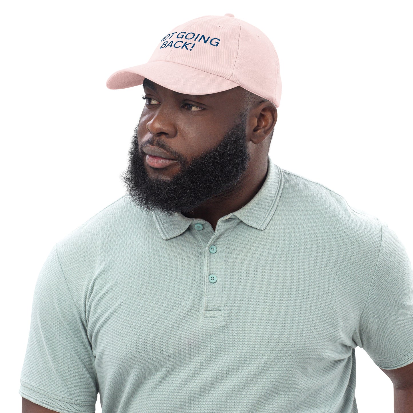 Not Going Back - Unisex Pastel Baseball Hat