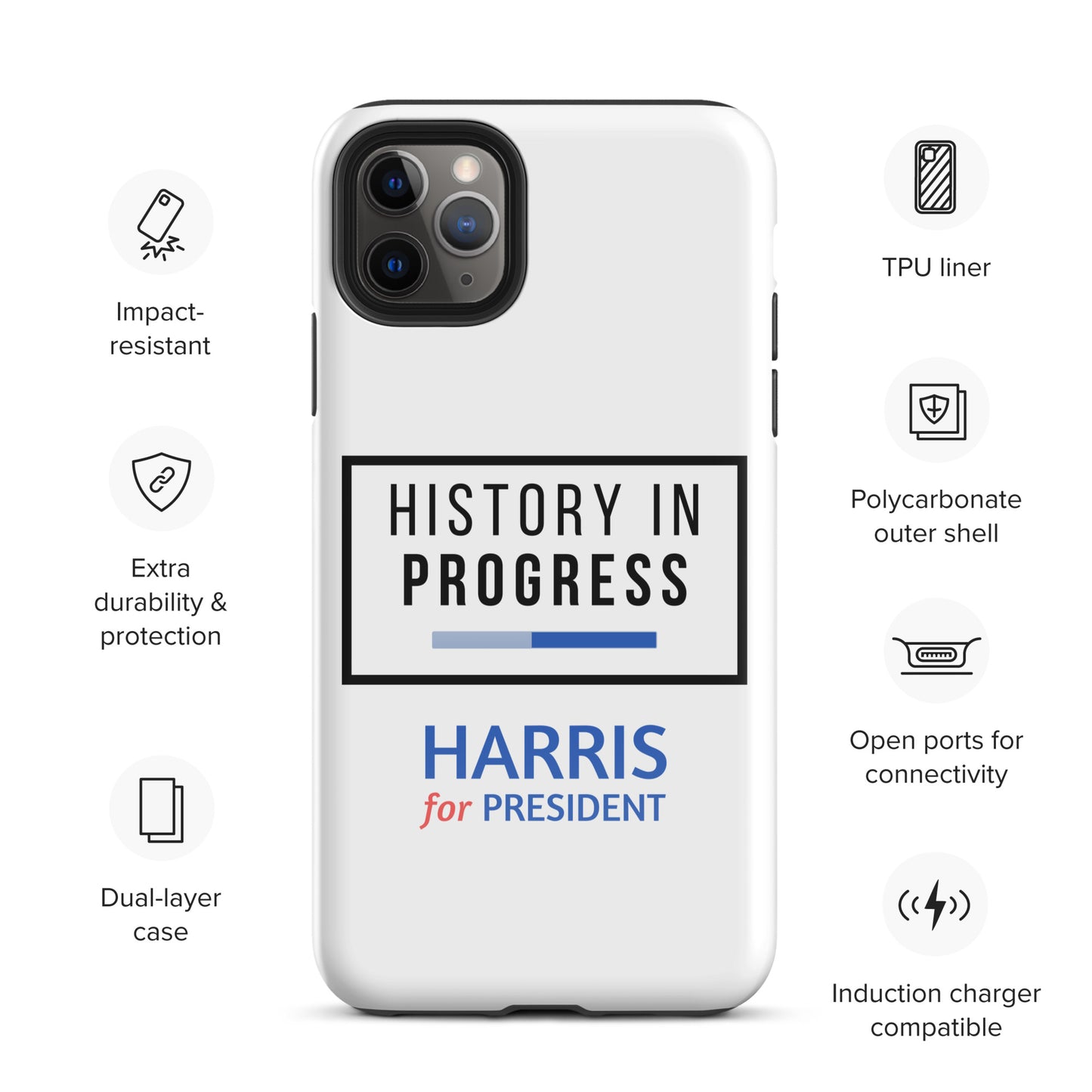 History in Progress iPhone® Tough Case - Harris for President