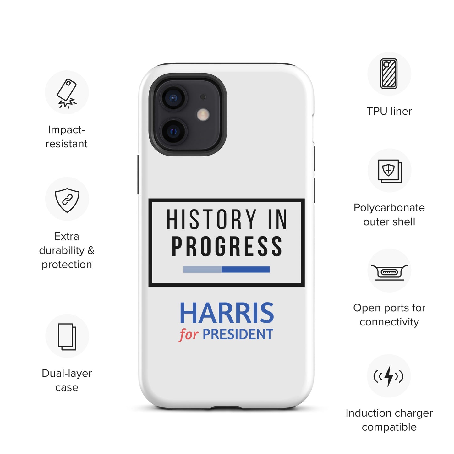 History in Progress iPhone® Tough Case - Harris for President