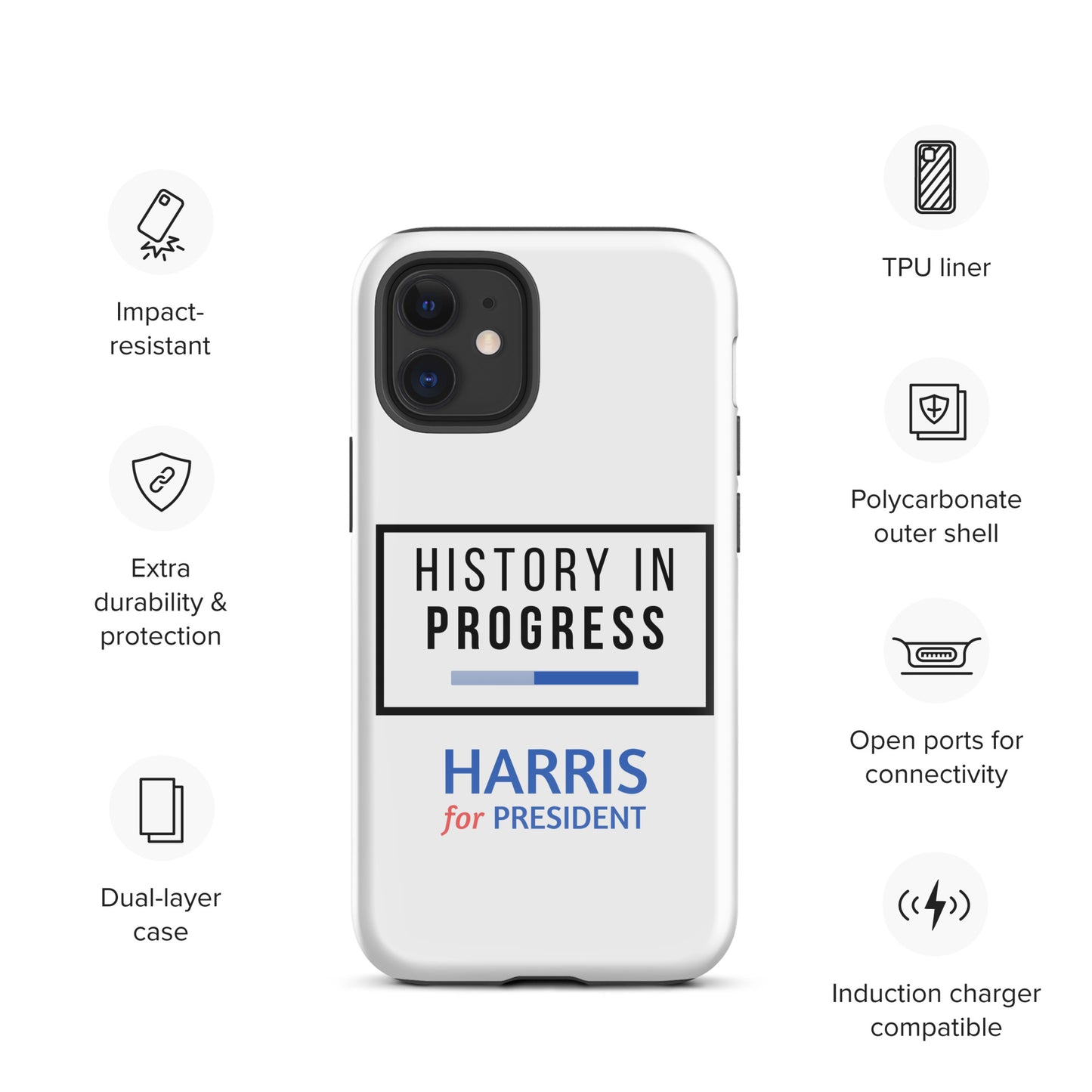 History in Progress iPhone® Tough Case - Harris for President