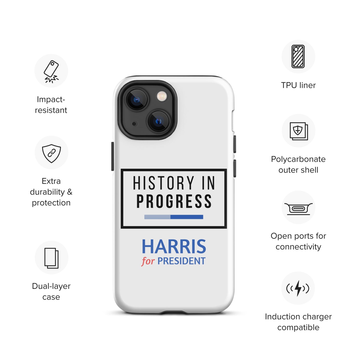 History in Progress iPhone® Tough Case - Harris for President