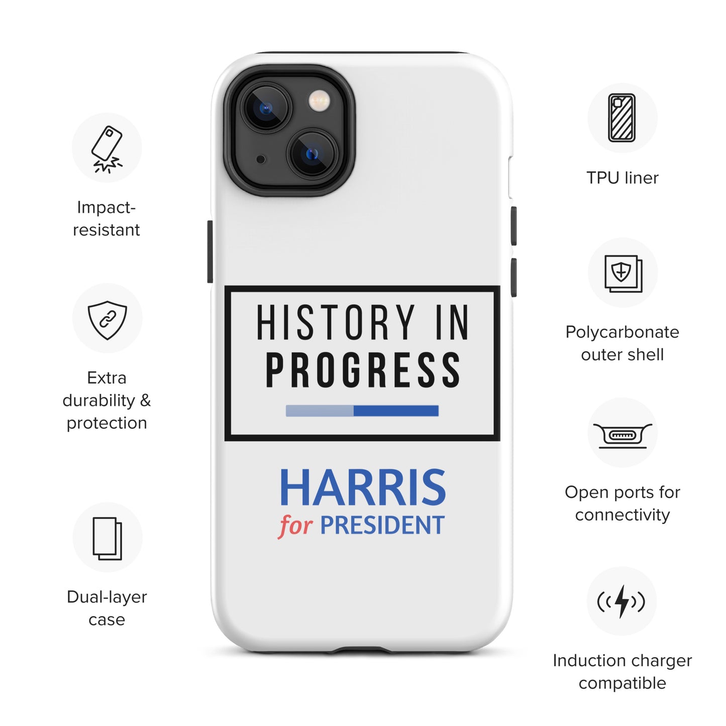 History in Progress iPhone® Tough Case - Harris for President