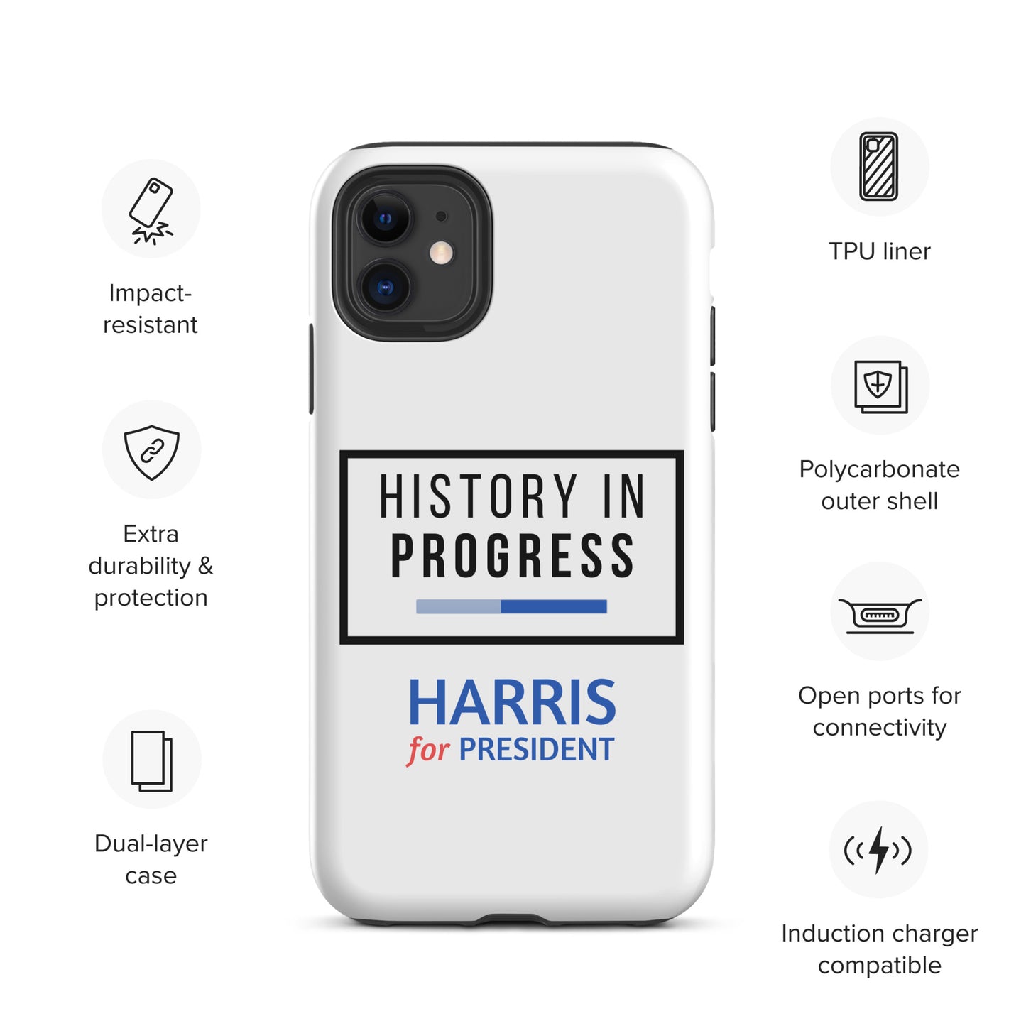 History in Progress iPhone® Tough Case - Harris for President