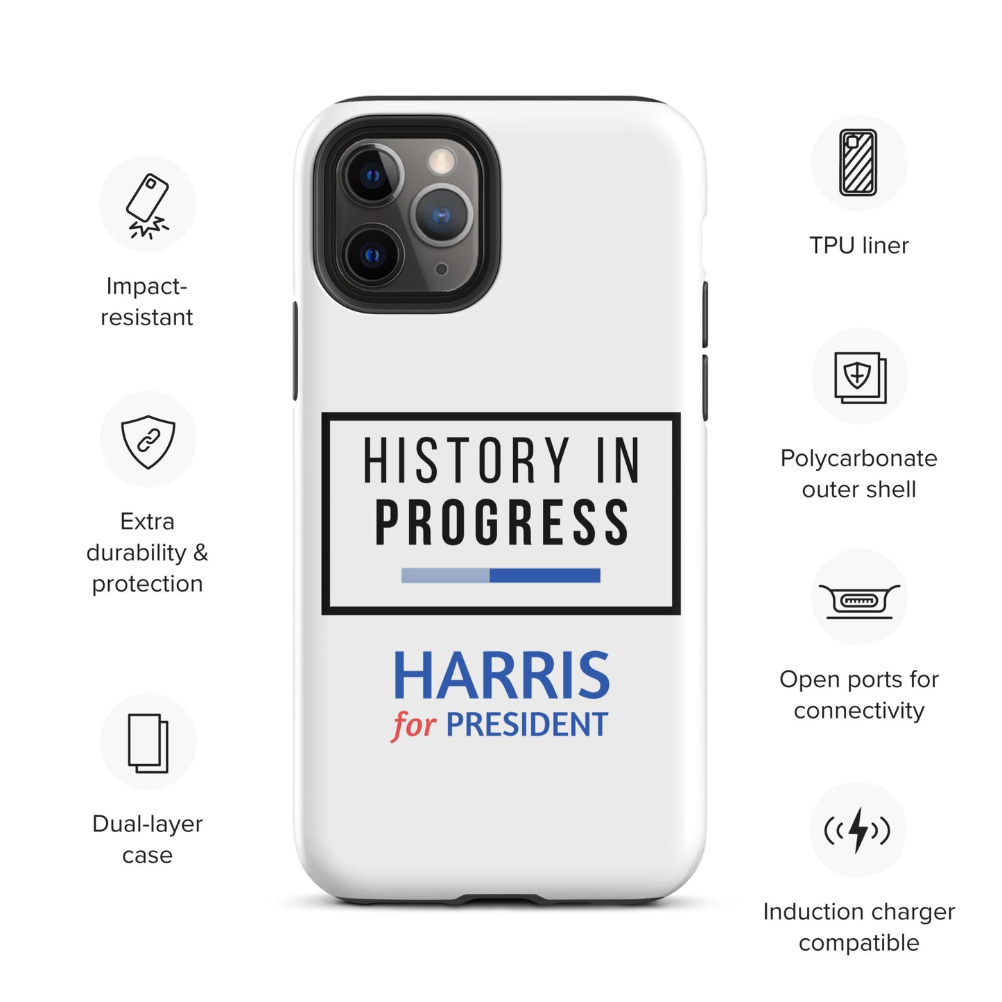 History in Progress iPhone® Tough Case - Harris for President