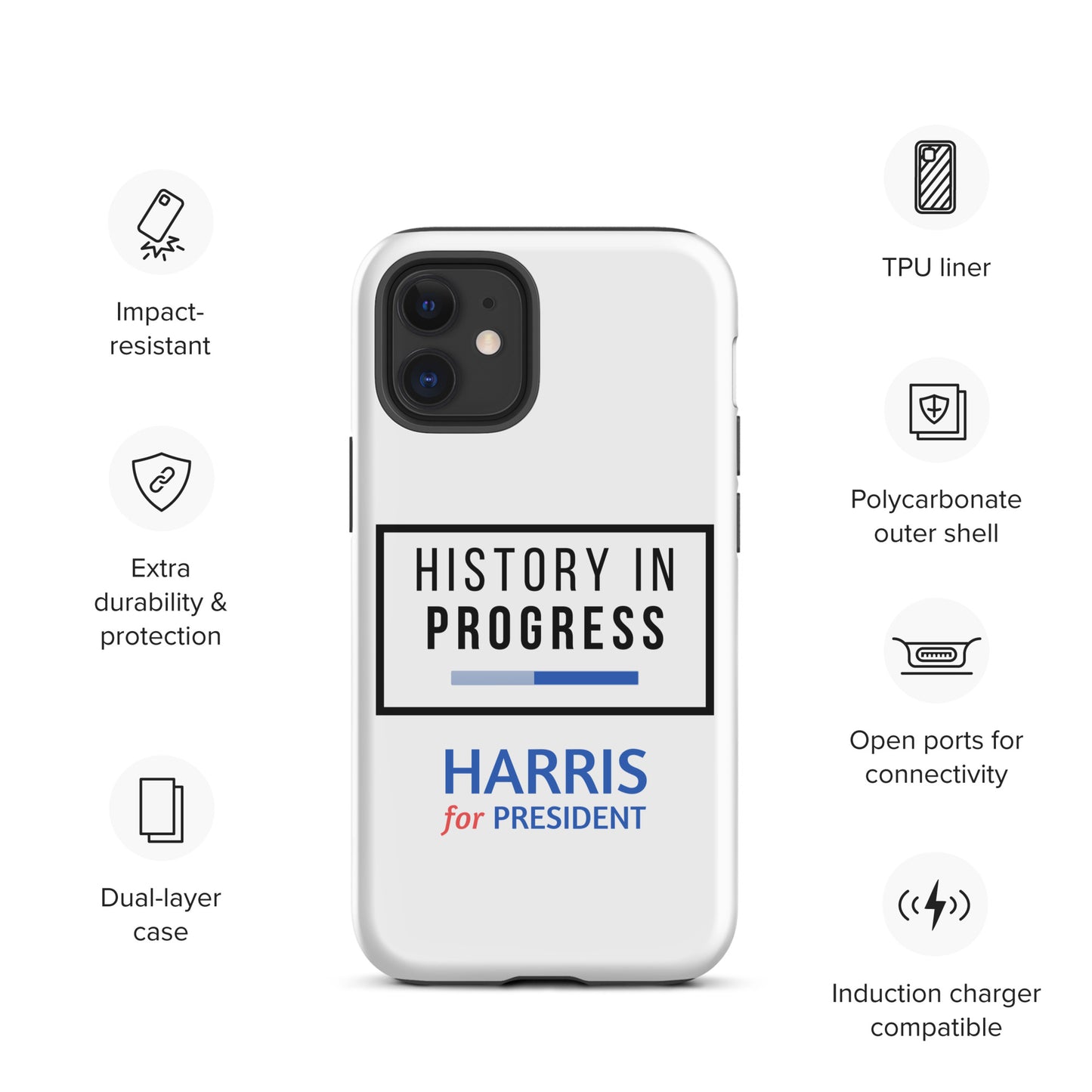 History in Progress iPhone® Tough Case - Harris for President