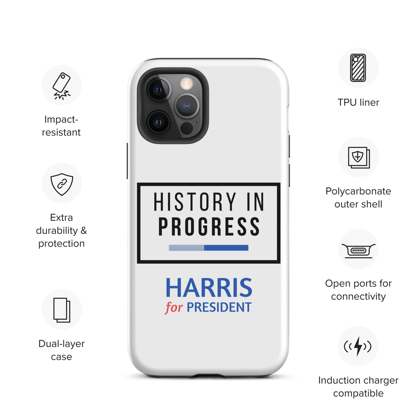 History in Progress iPhone® Tough Case - Harris for President