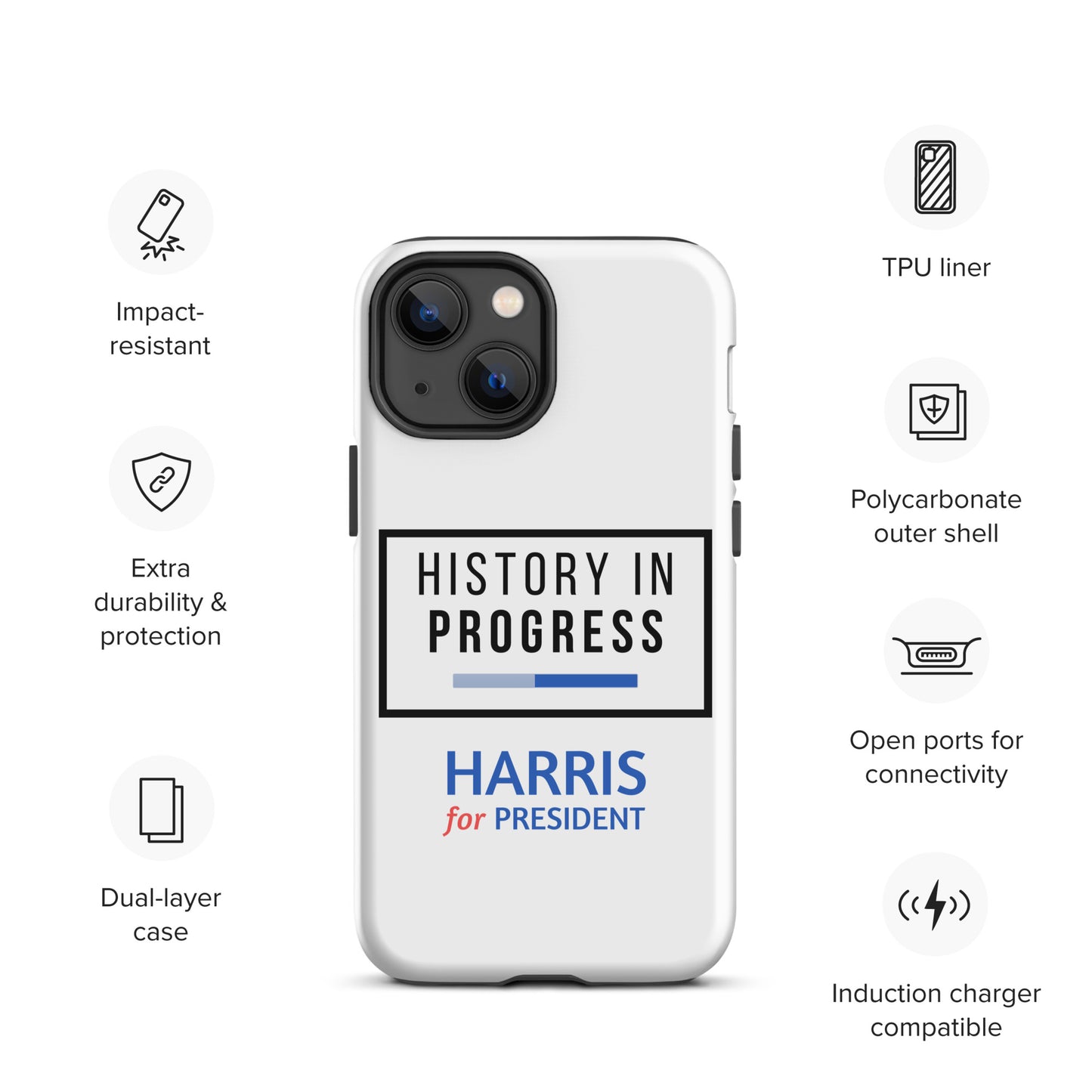 History in Progress iPhone® Tough Case - Harris for President