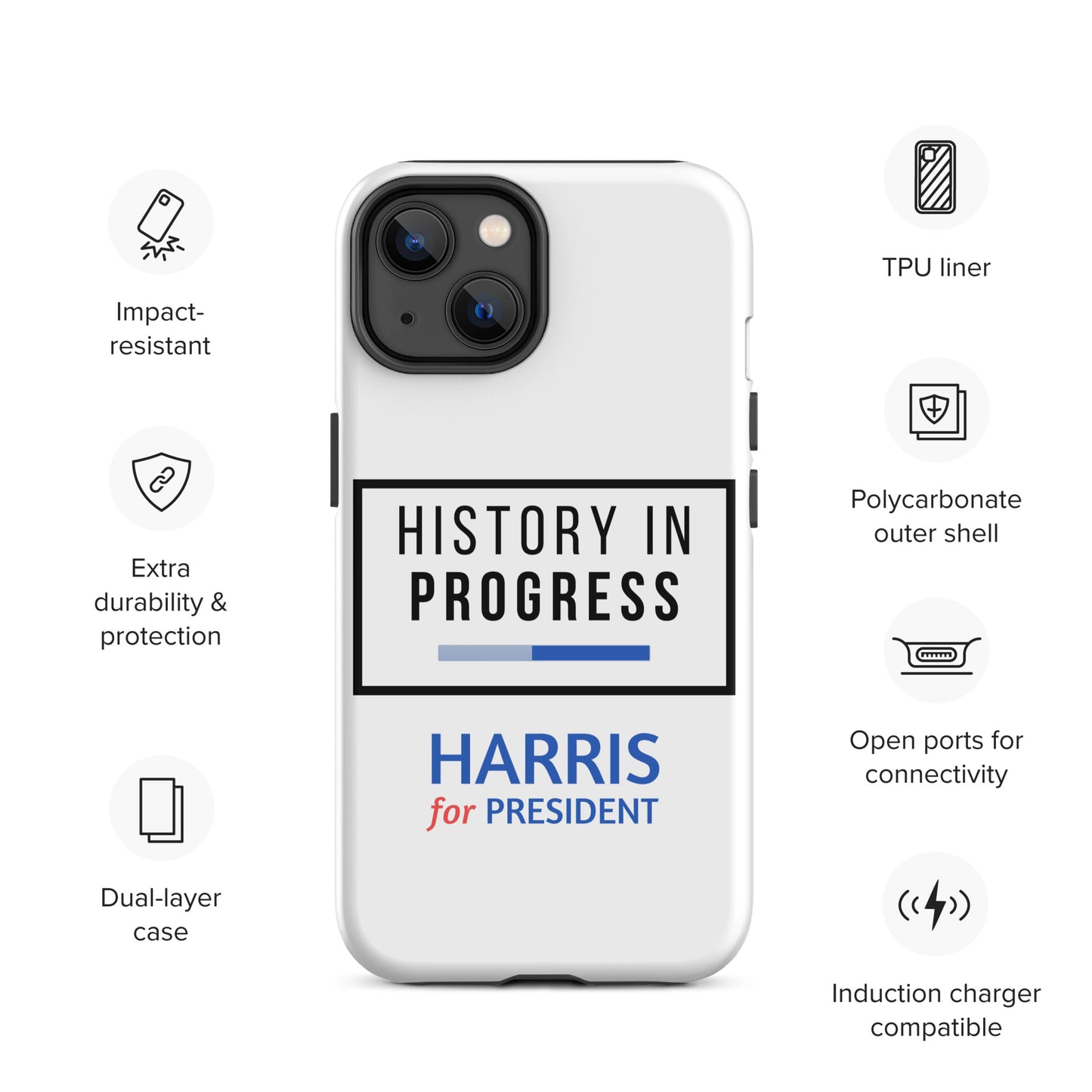 History in Progress iPhone® Tough Case - Harris for President