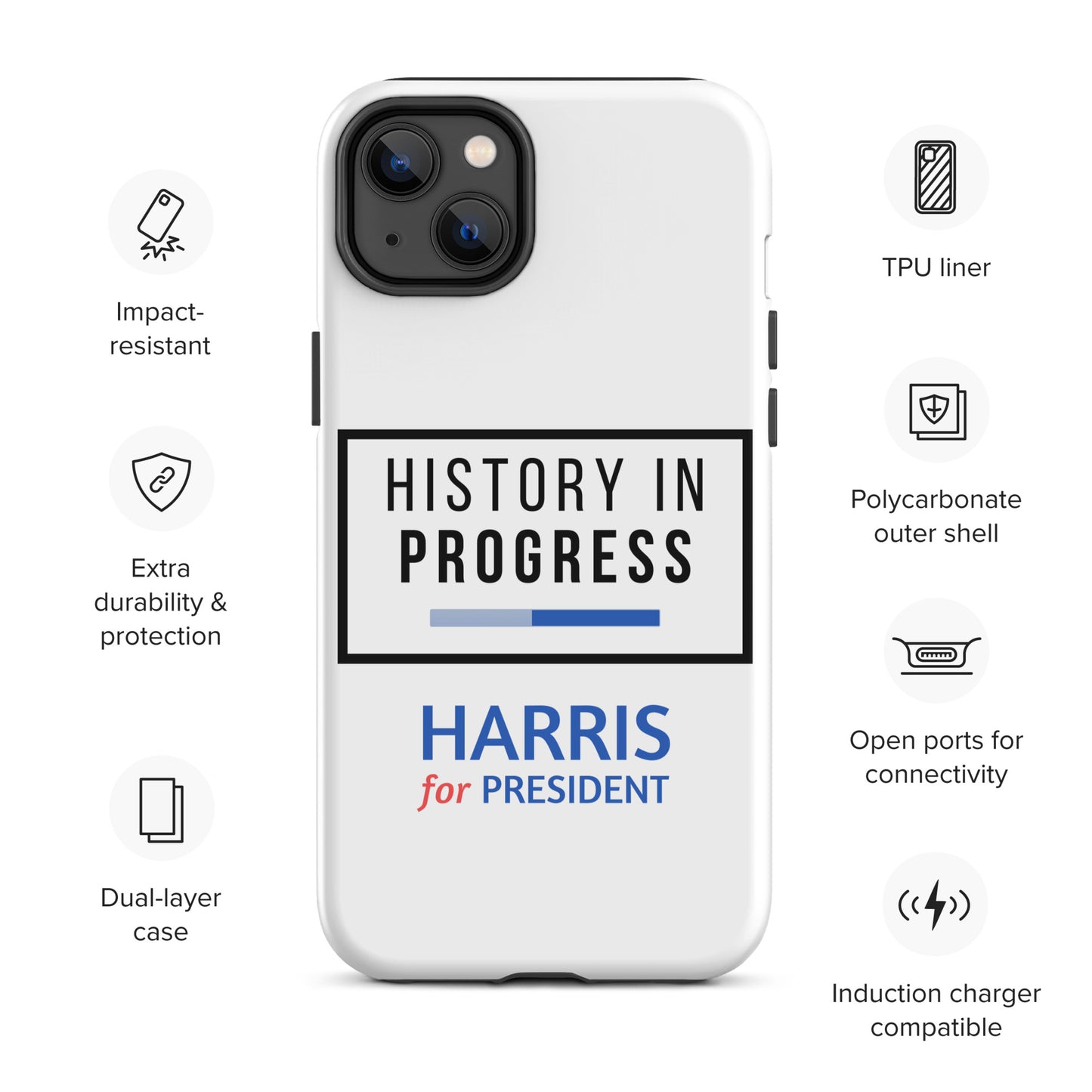 History in Progress iPhone® Tough Case - Harris for President