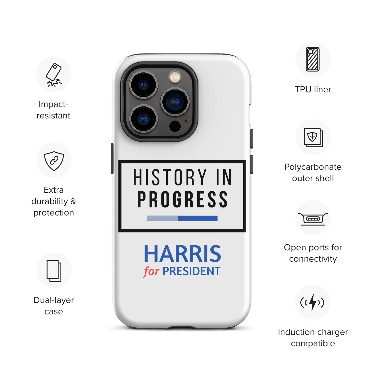 History in Progress iPhone® Tough Case - Harris for President