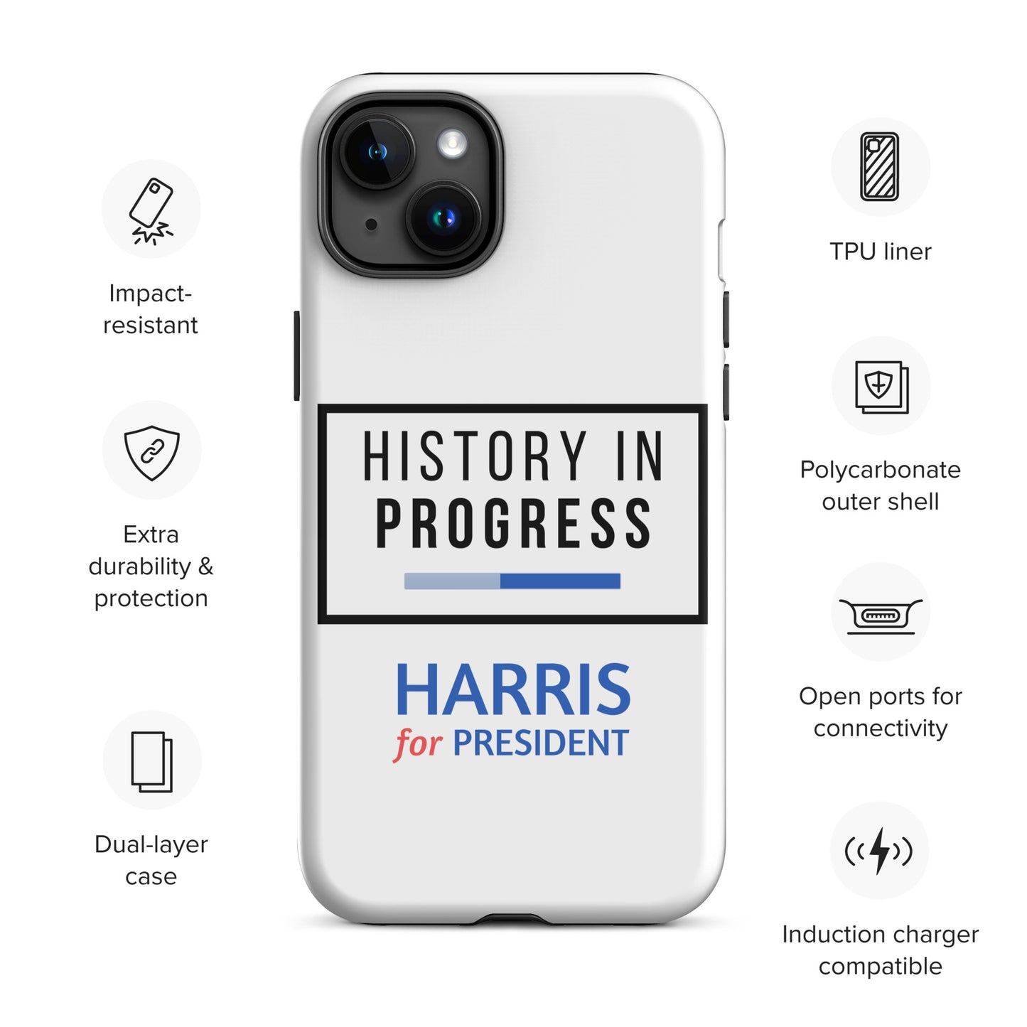 History in Progress iPhone® Tough Case - Harris for President