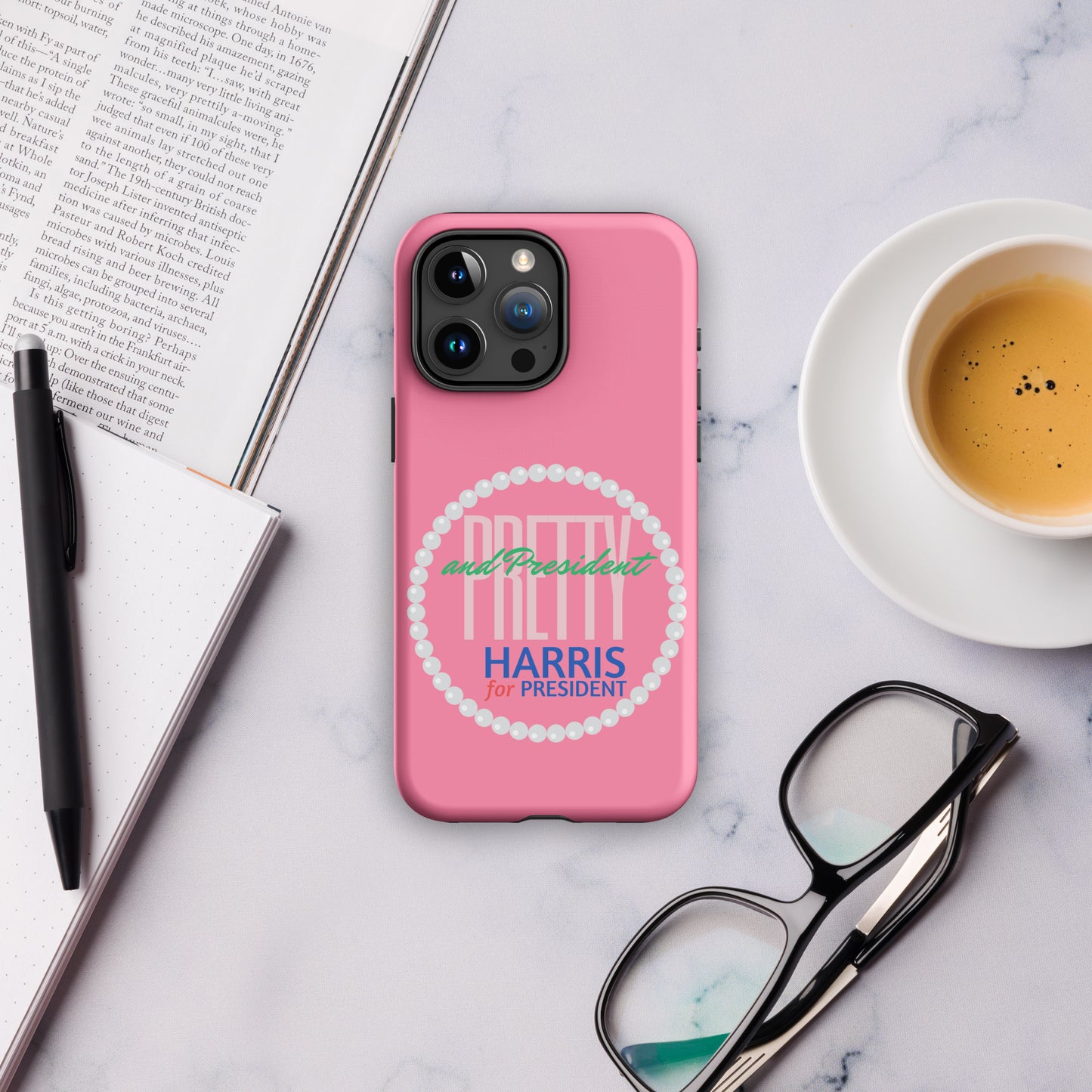 Pretty and President Tough Case for iPhone® – Berry Pink