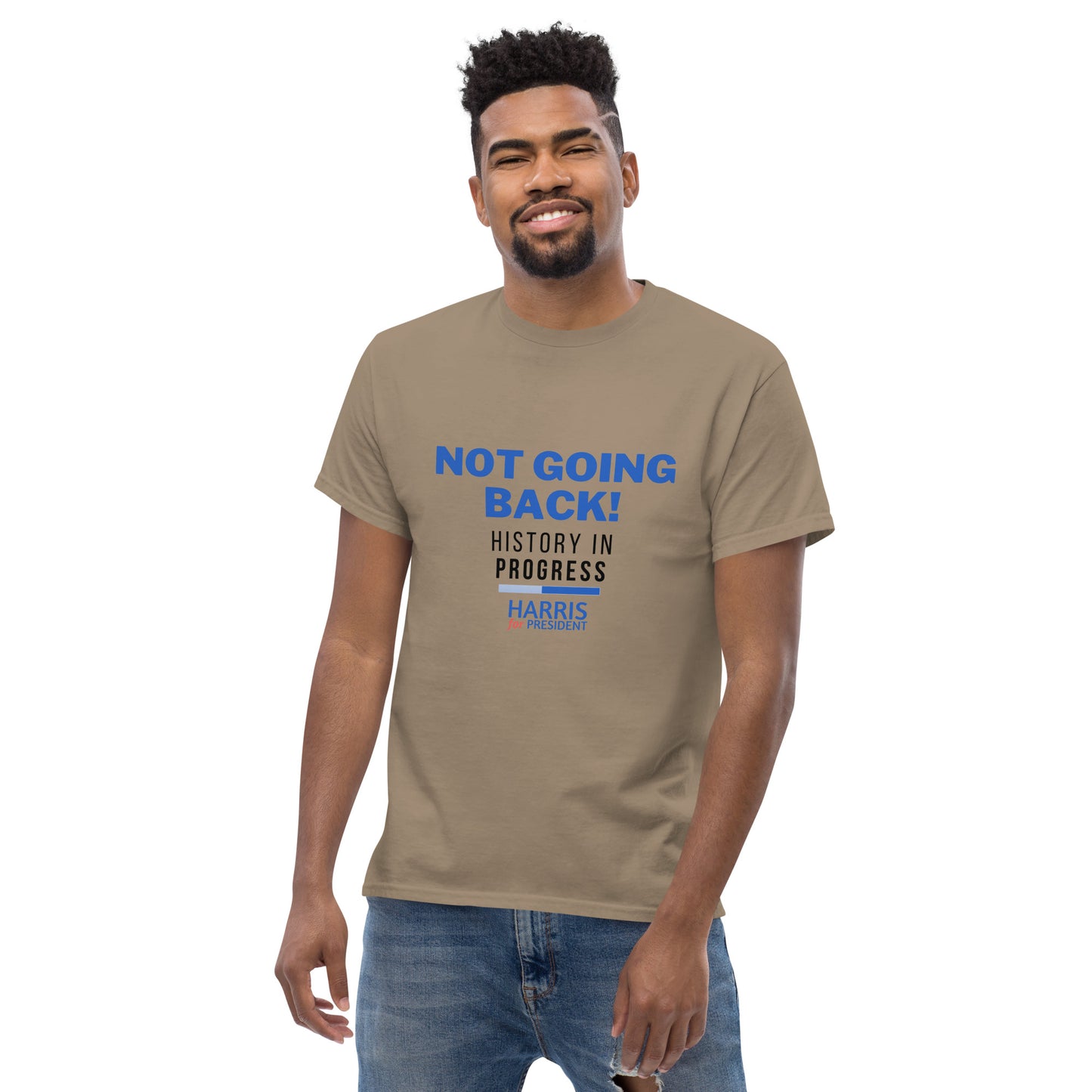 Not Going Back! | History in Progress | Harris for President - Unisex classic tee