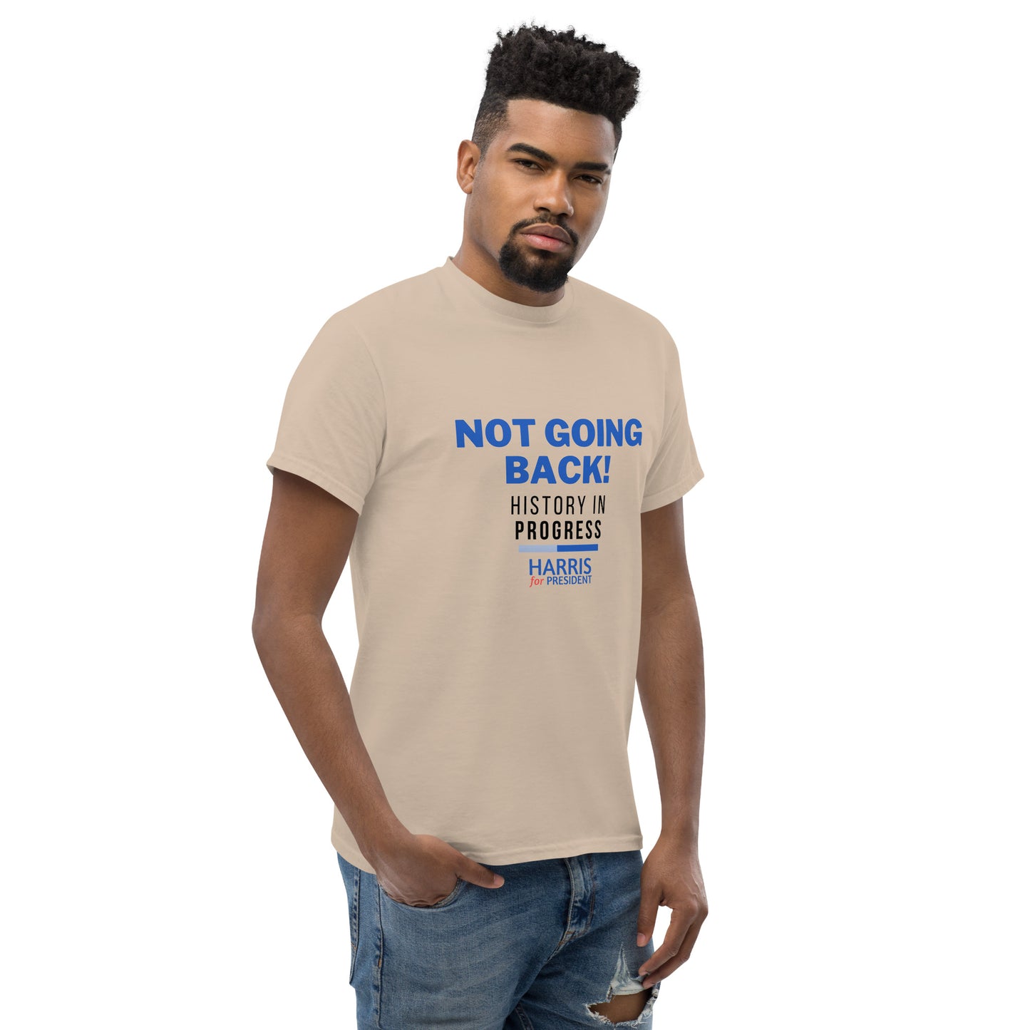 Not Going Back! | History in Progress | Harris for President - Unisex classic tee