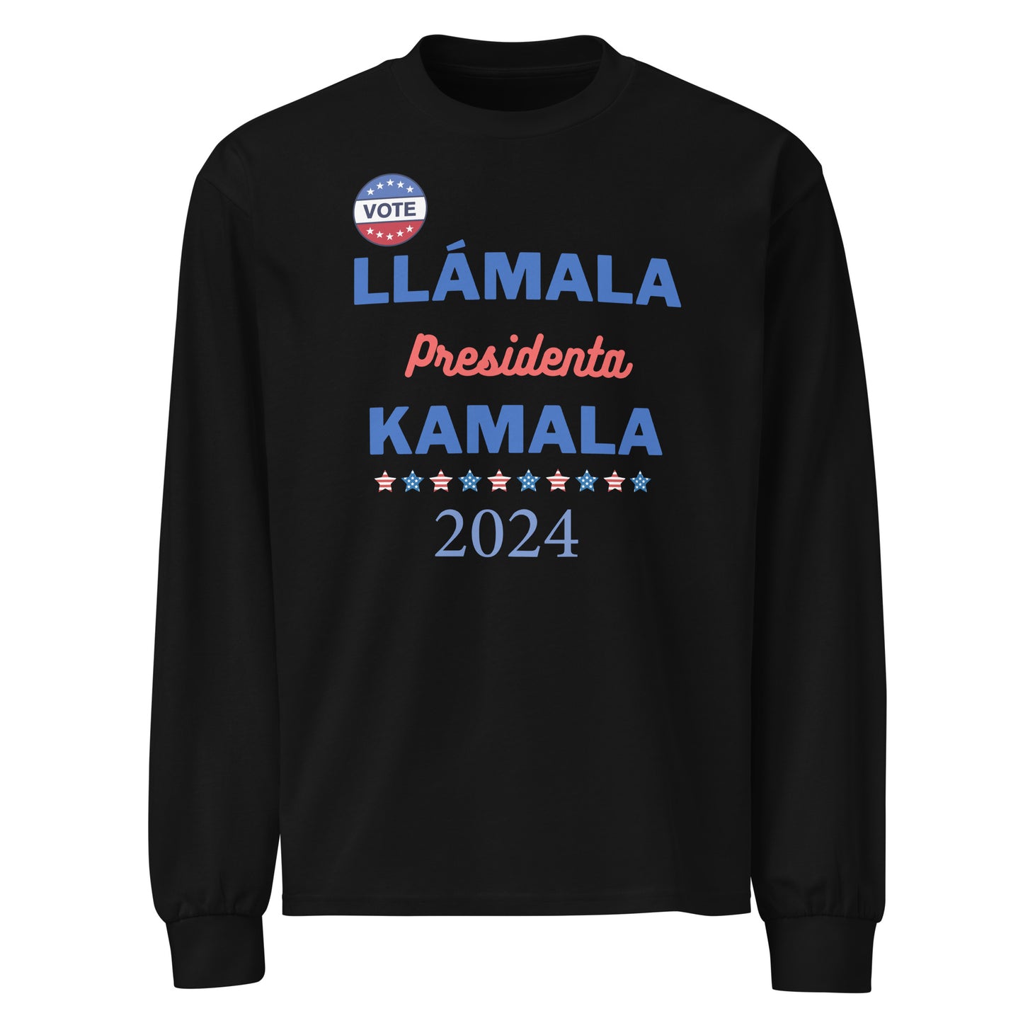 Vote Llámala Presidenta Kamala - Unisex Premium Heavyweight Long Sleeve Shirt