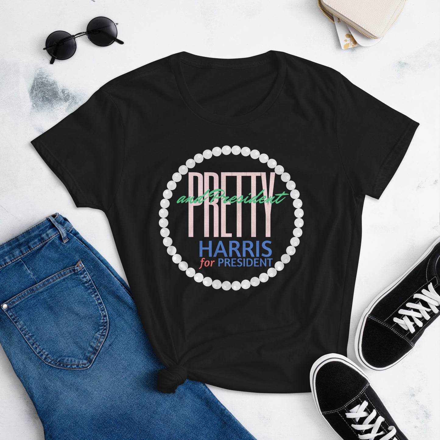 Pretty and President Women's Short Sleeve T-Shirt